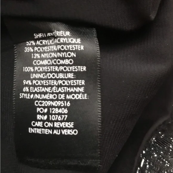 NWOT Alice + Olivia Maryann Metallic Jacquard Bow Tie Shoulder Dress 0 - Picture 12 of 16